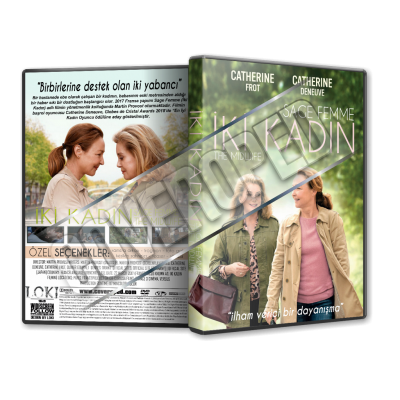 İki Kadın - Sage Femme 2017 Türkçe Dvd Cover Tasarımı